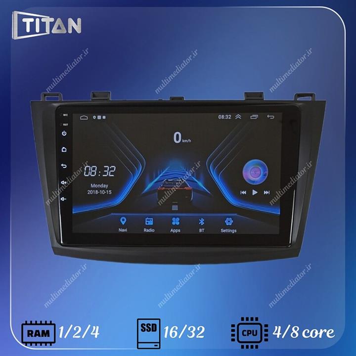 مانیتور اندروید مزدا 3 نیو (1399-1389)  16-2 ارسال با تیپاکس